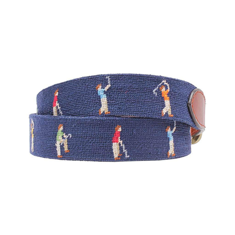 Mulligan Needlepoint Belt by Smathers & Branson - Country Club Prep