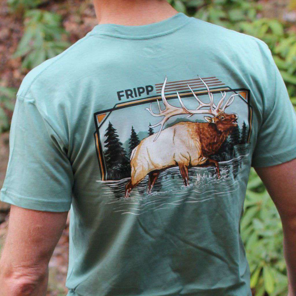 Bucket List Elk Tee by Fripp Outdoors - Country Club Prep