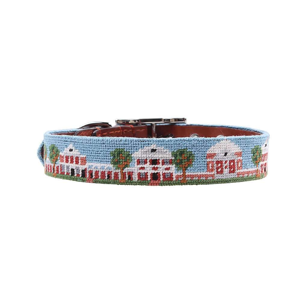 University of Virginia Lawn Needlepoint Dog Collar by Smathers & Branson - Country Club Prep