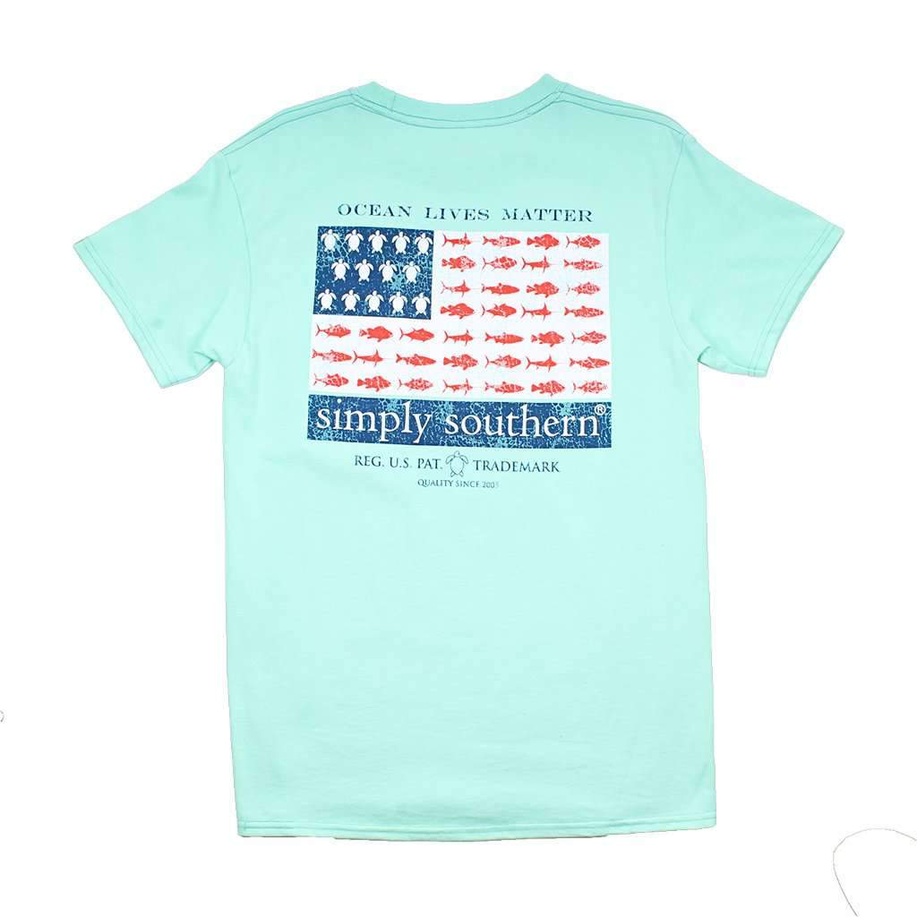 Guys Sea Flag Tee by Simply Southern - Country Club Prep