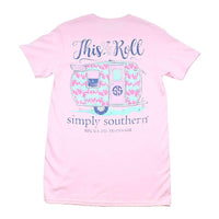 Preppy Roll Tee by Simply Southern - Country Club Prep