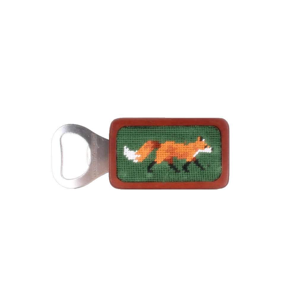 Fox Needlepoint Bottle Opener by Smathers & Branson - Country Club Prep
