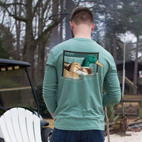 Male and Female Mallard Long Sleeve Tee by Fripp Outdoors - Country Club Prep