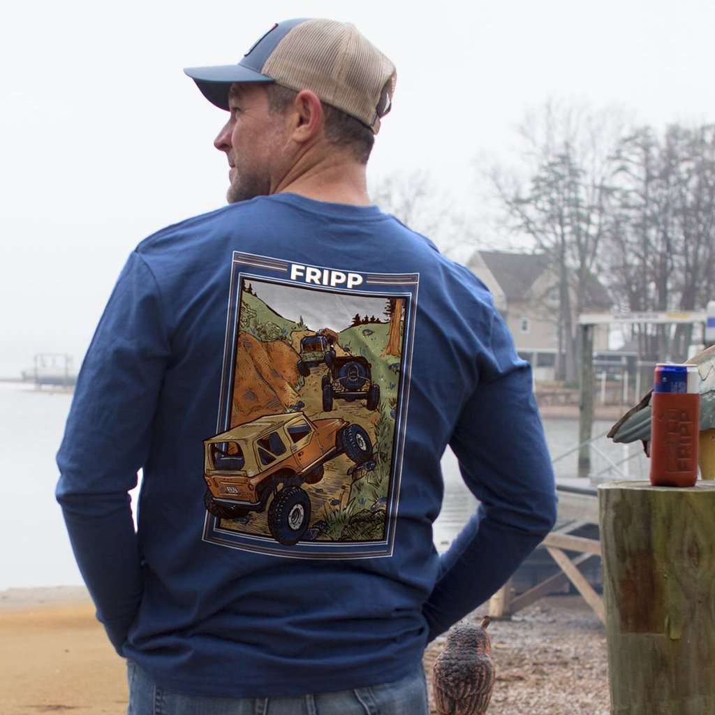 Up The Hill Long Sleeve Tee by Fripp Outdoors - Country Club Prep