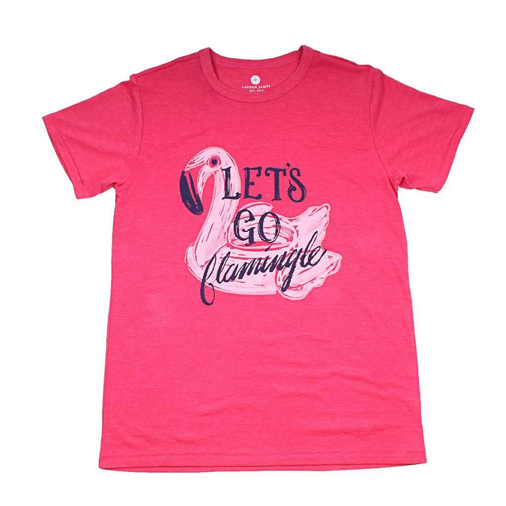Let's Go Flamingle Tee by Lauren James - Country Club Prep