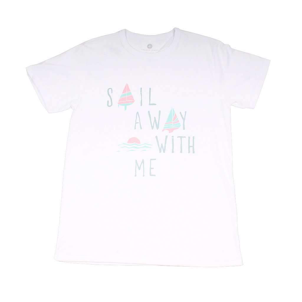 Sail Away With Me Tee by Lauren James - Country Club Prep