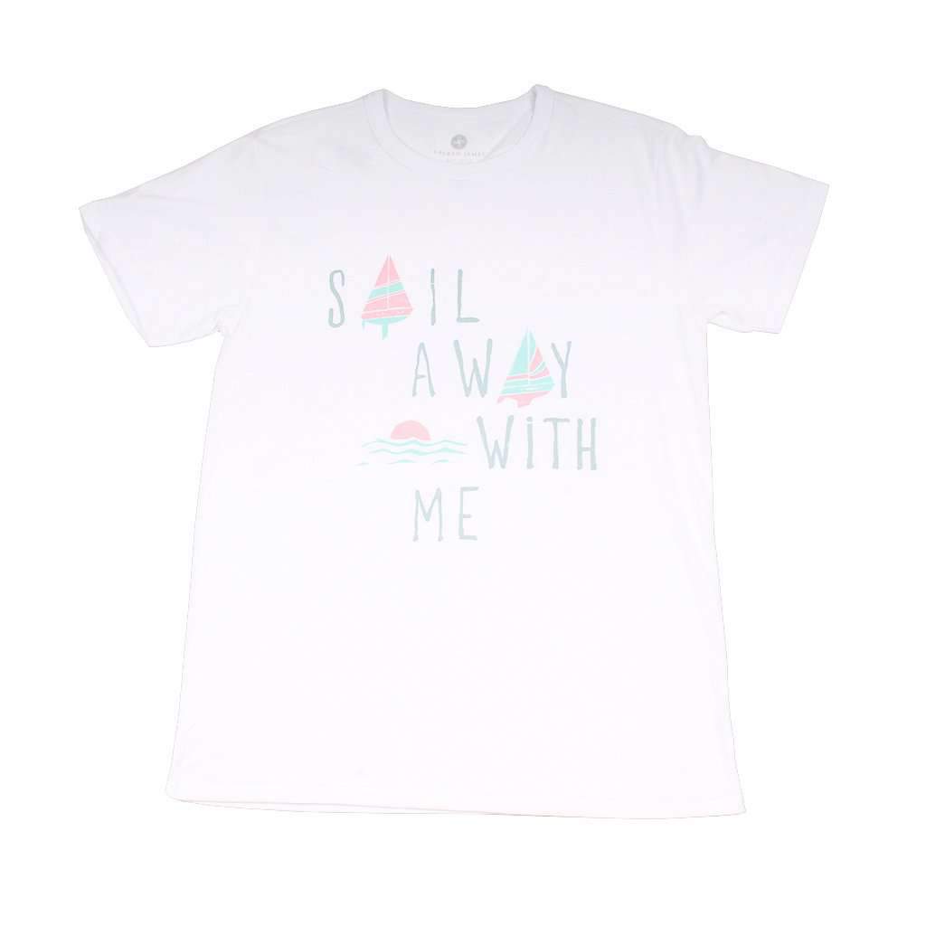 Sail Away With Me Tee by Lauren James - Country Club Prep