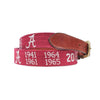 Alabama National Championship Needlepoint Belt by Smathers & Branson - Country Club Prep