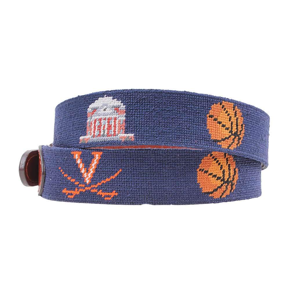 University of Virginia 2019 NCAA Basketball Champions Needlepoint Belt by Smathers & Branson - Country Club Prep