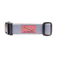 Progression of Freedom Ribbon Dog Collar by Over Under Clothing - Country Club Prep