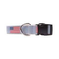 Progression of Freedom Ribbon Dog Collar by Over Under Clothing - Country Club Prep