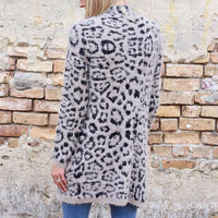 Lennox Leopard Fuzzy Knit Long Cardigan by Caroline Hill - Country Club Prep