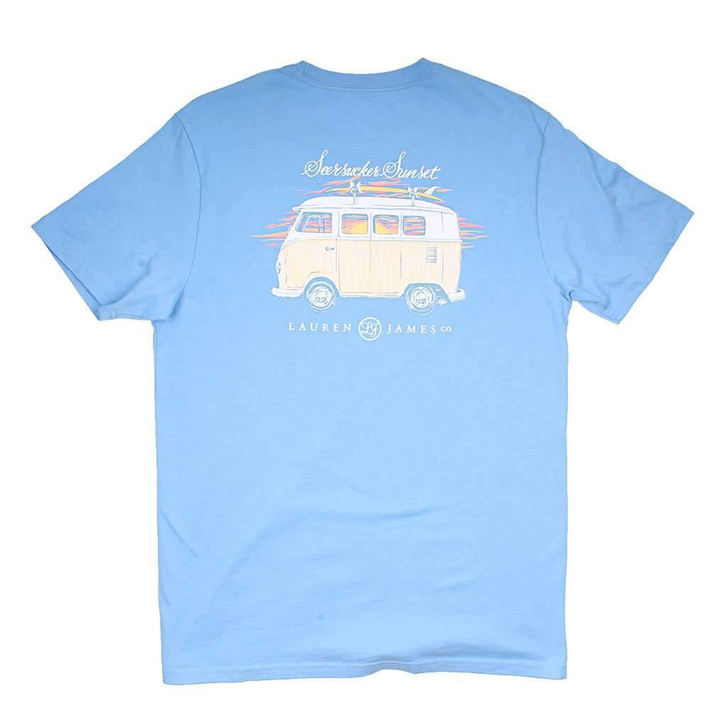 Seersucker Sunset Tee by Lauren James - Country Club Prep