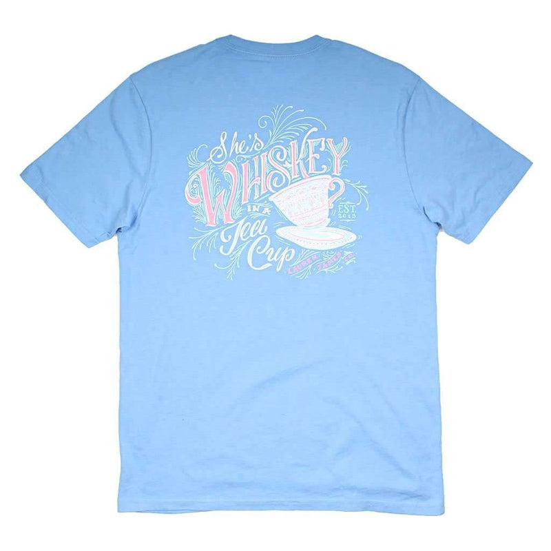 Whiskey in a Tea Cup Tee by Lauren James - Country Club Prep