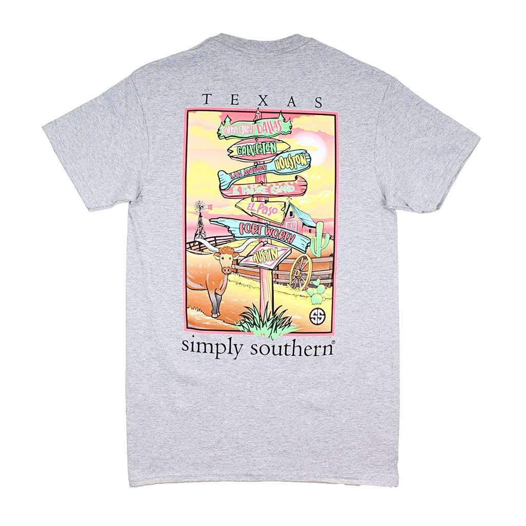 States Texas Tee by Simply Southern - Country Club Prep