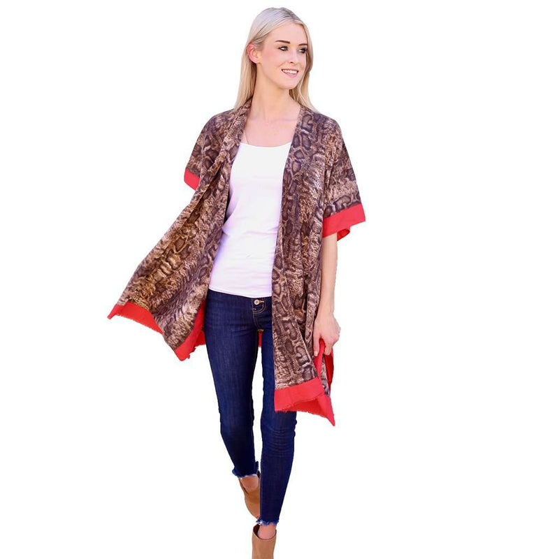 Sydney Snake Print Kimono by Caroline Hill - Country Club Prep