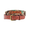 Clemson University Text Camo Needlepoint Belt by Smathers & Branson - Country Club Prep