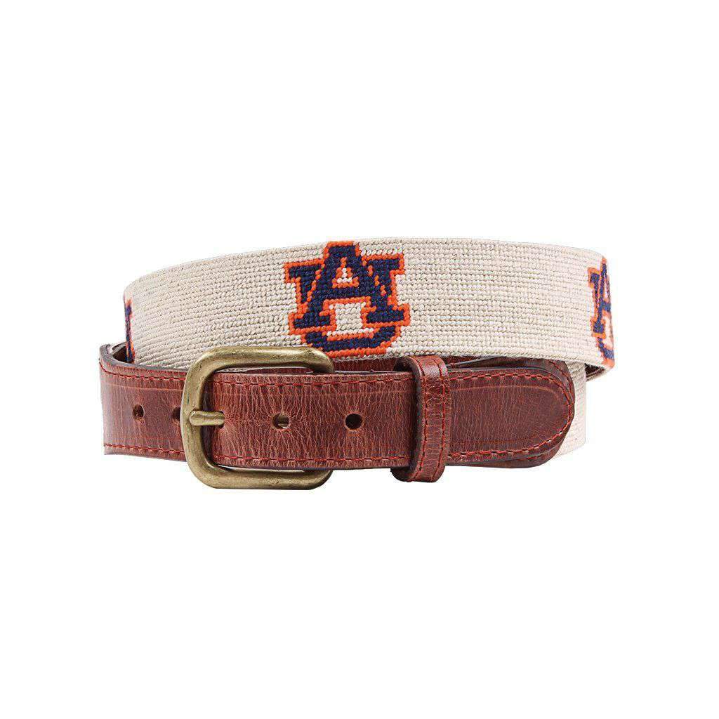 Auburn University Needlepoint Belt by Smathers & Branson - Country Club Prep