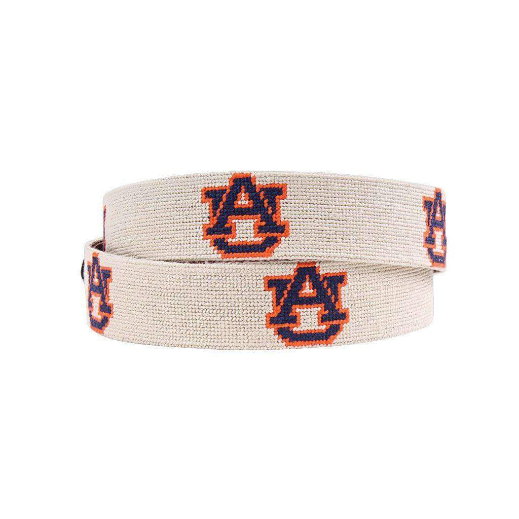 Auburn University Needlepoint Belt by Smathers & Branson - Country Club Prep