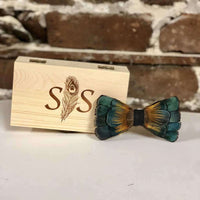 Dawn Feather Bow Tie by Southern Snap Co. - Country Club Prep