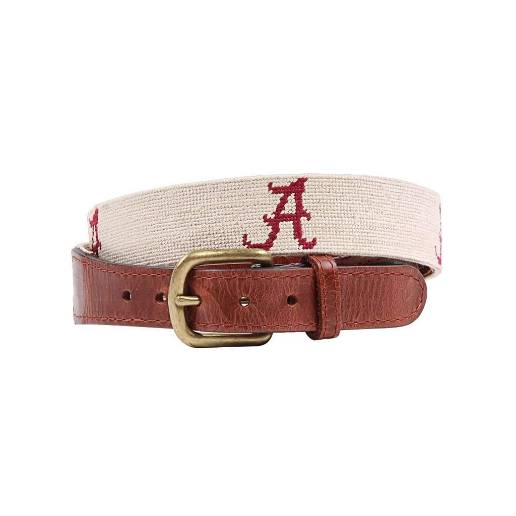 University of Alabama Needlepoint Belt by Smathers & Branson - Country Club Prep