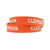 Clemson University Text Needlepoint Belt by Smathers & Branson - Country Club Prep