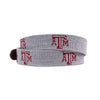 Texas A&M University Needlepoint Belt by Smathers & Branson - Country Club Prep