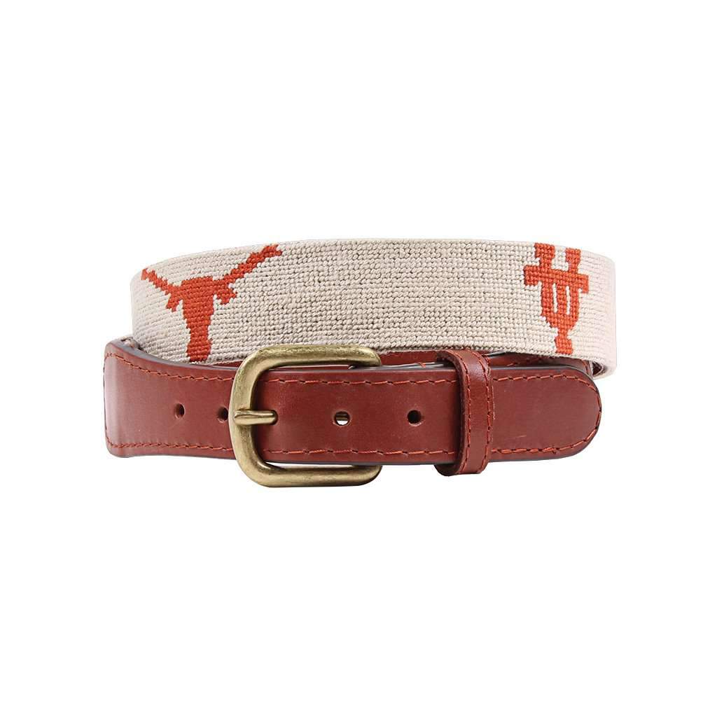 University of Texas Needlepoint Belt by Smathers & Branson - Country Club Prep