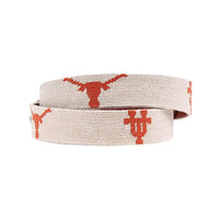 University of Texas Needlepoint Belt by Smathers & Branson - Country Club Prep