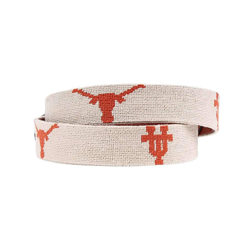 University of Texas Needlepoint Belt by Smathers & Branson - Country Club Prep