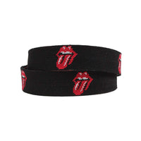 Rolling Stones Needlepoint Belt by Smathers & Branson - Country Club Prep