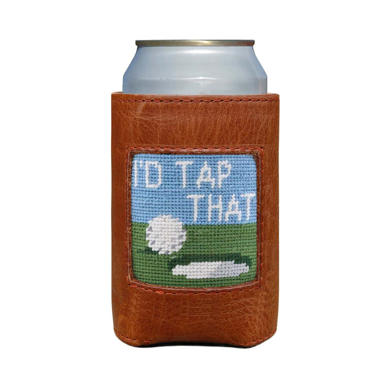 I'd Tap That Needlepoint Can Cooler by Smathers & Branson - Country Club Prep