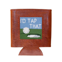 I'd Tap That Needlepoint Can Cooler by Smathers & Branson - Country Club Prep