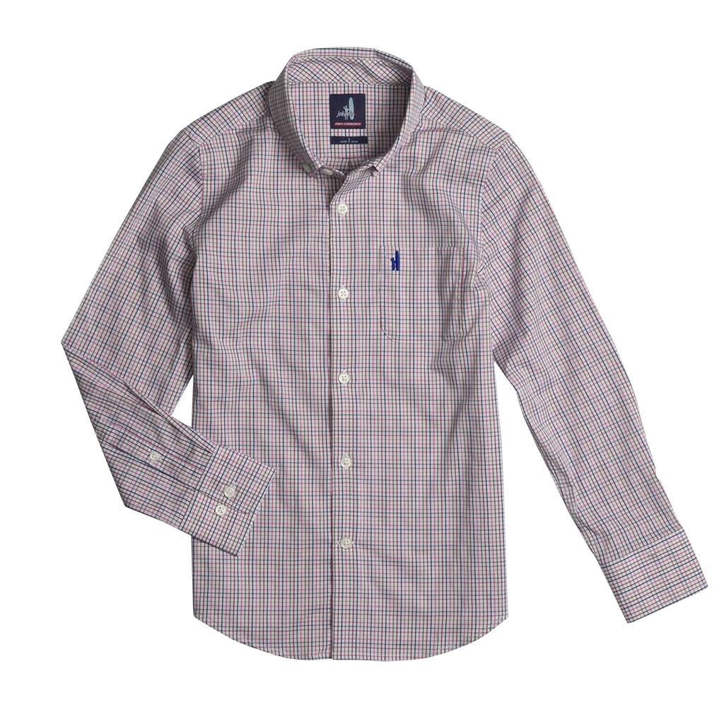 Youth Coleman Prep-Formance Button Down Shirt by Johnnie-O - Country Club Prep