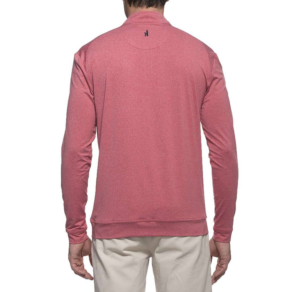 Longshanks Flex Prep-Formance 1/4 Zip Pullover in Cardinal by Johnnie-O - Country Club Prep