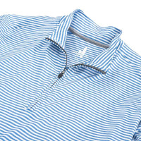 Turn Light Weight Striped Prep-Formance 1/4 Zip Pullover by Johnnie-O - Country Club Prep