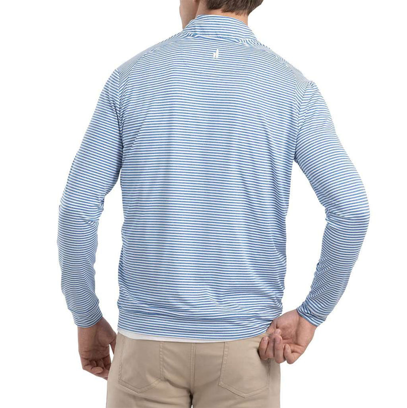 Turn Light Weight Striped Prep-Formance 1/4 Zip Pullover by Johnnie-O - Country Club Prep