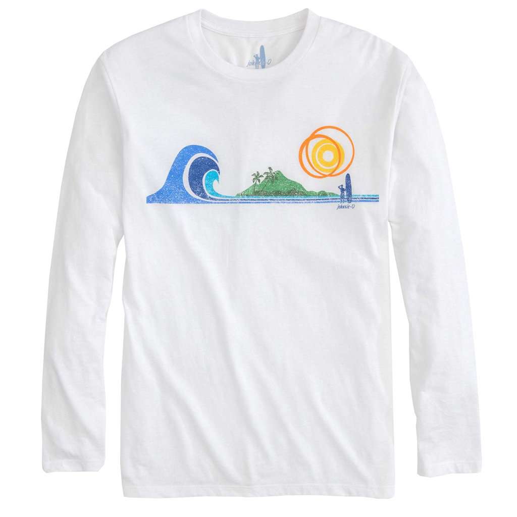 Linear Island Long Sleeve T-Shirt by Johnnie-O - Country Club Prep