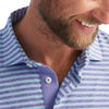 The Smith Striped Prep-Formance Jersey Polo by Johnnie-O - Country Club Prep