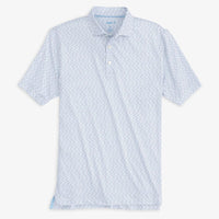 The Burnett Prep-formance Printed Jersey Polo by Johnnie-O - Country Club Prep