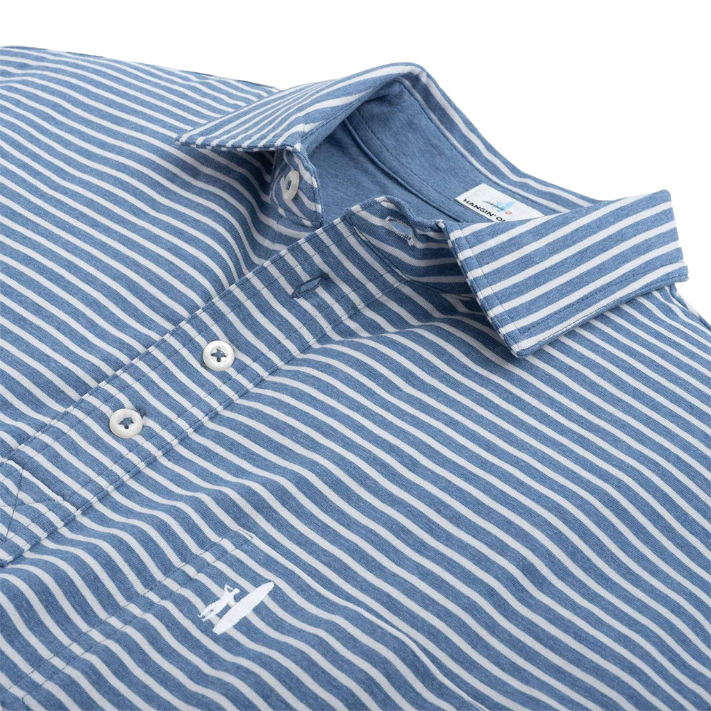 Sean Stripe 4 Button Polo by Johnnie-O - Country Club Prep