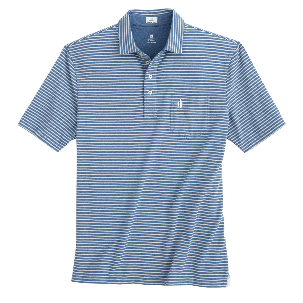 Sean Stripe 4 Button Polo by Johnnie-O - Country Club Prep