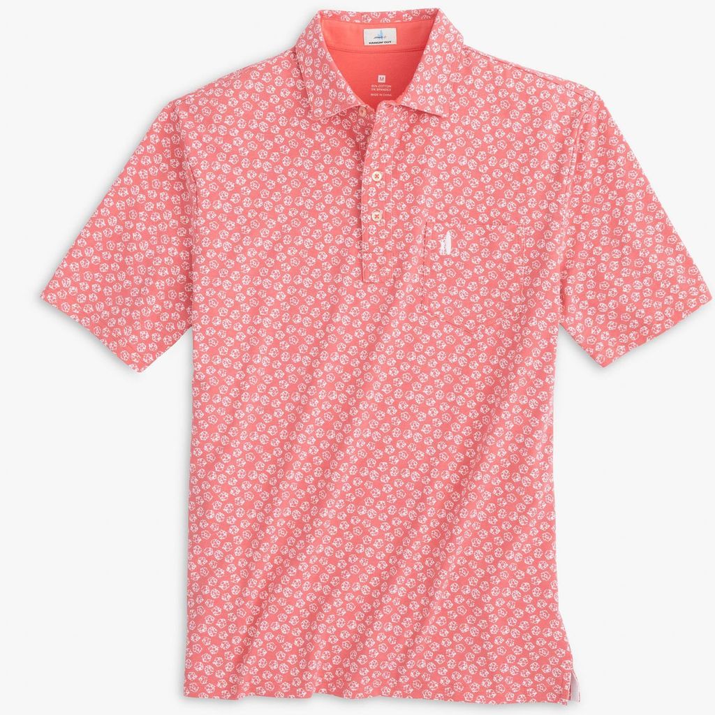 The Original 4-Button Polo Kevin Print by Johnnie-O - Country Club Prep