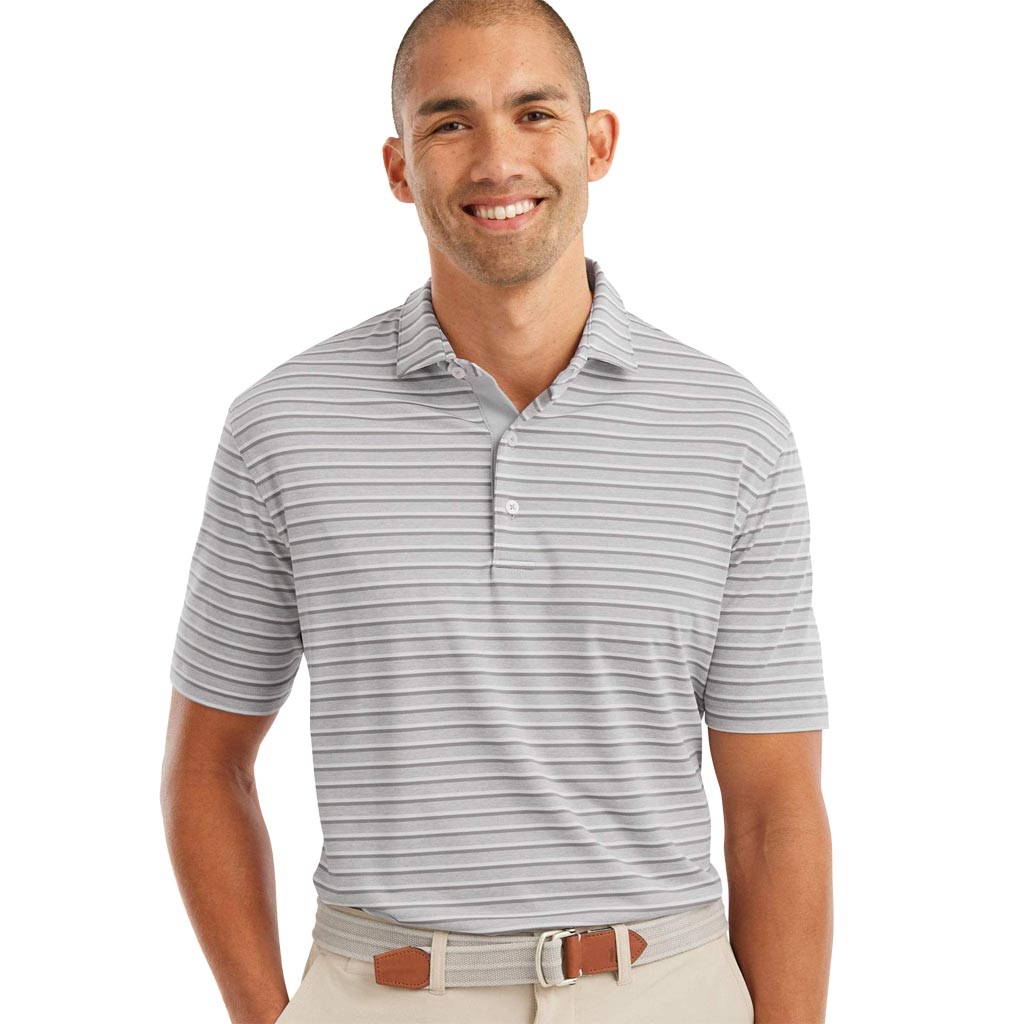 Zella Striped Prep-Formance Jersey Polo by Johnnie-O - Country Club Prep