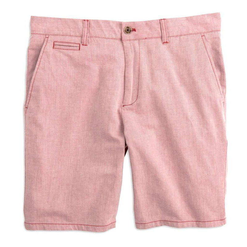 Slater Double Faced Cotton Linen Shorts by Johnnie-O - Country Club Prep