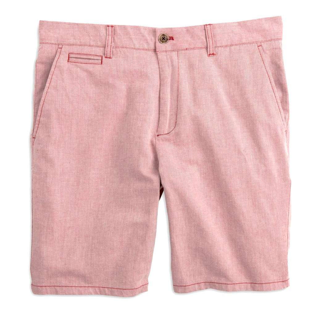 Slater Double Faced Cotton Linen Shorts by Johnnie-O - Country Club Prep