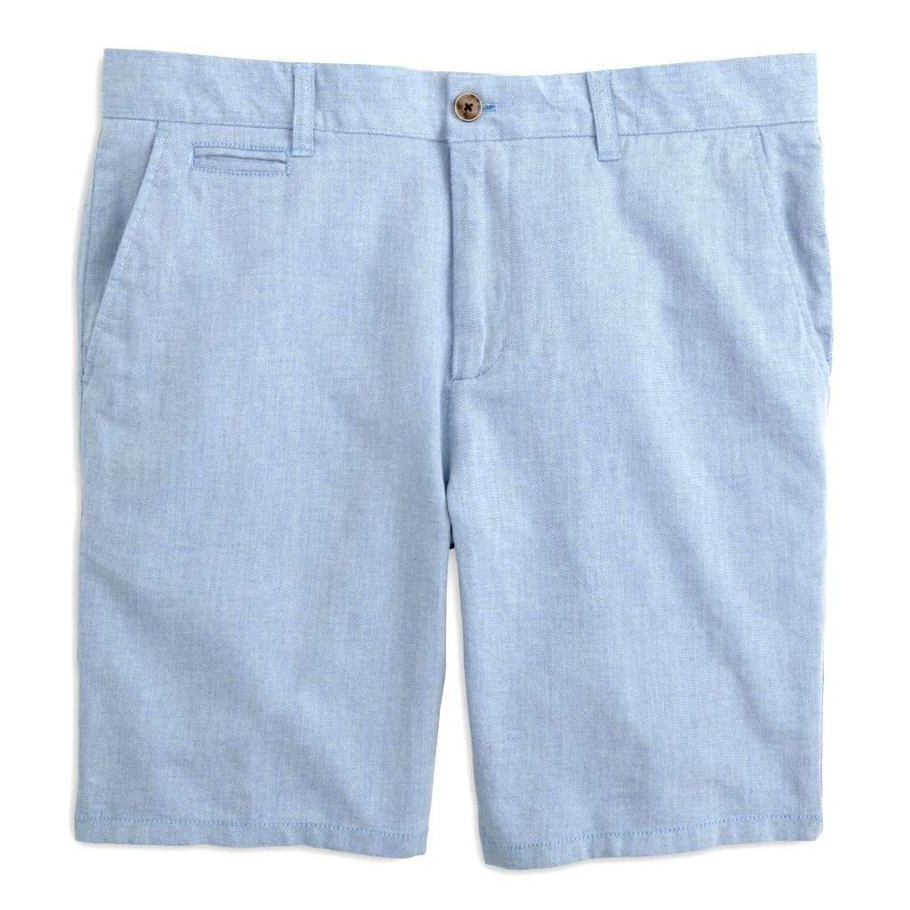 Slater Double Faced Cotton Linen Shorts by Johnnie-O - Country Club Prep