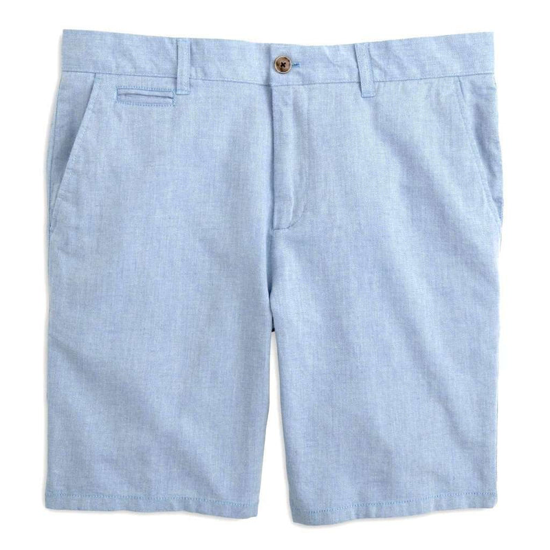 Slater Double Faced Cotton Linen Shorts by Johnnie-O - Country Club Prep
