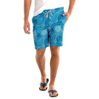 Saha Half Elastic Surf Shorts by Johnnie-O - Country Club Prep