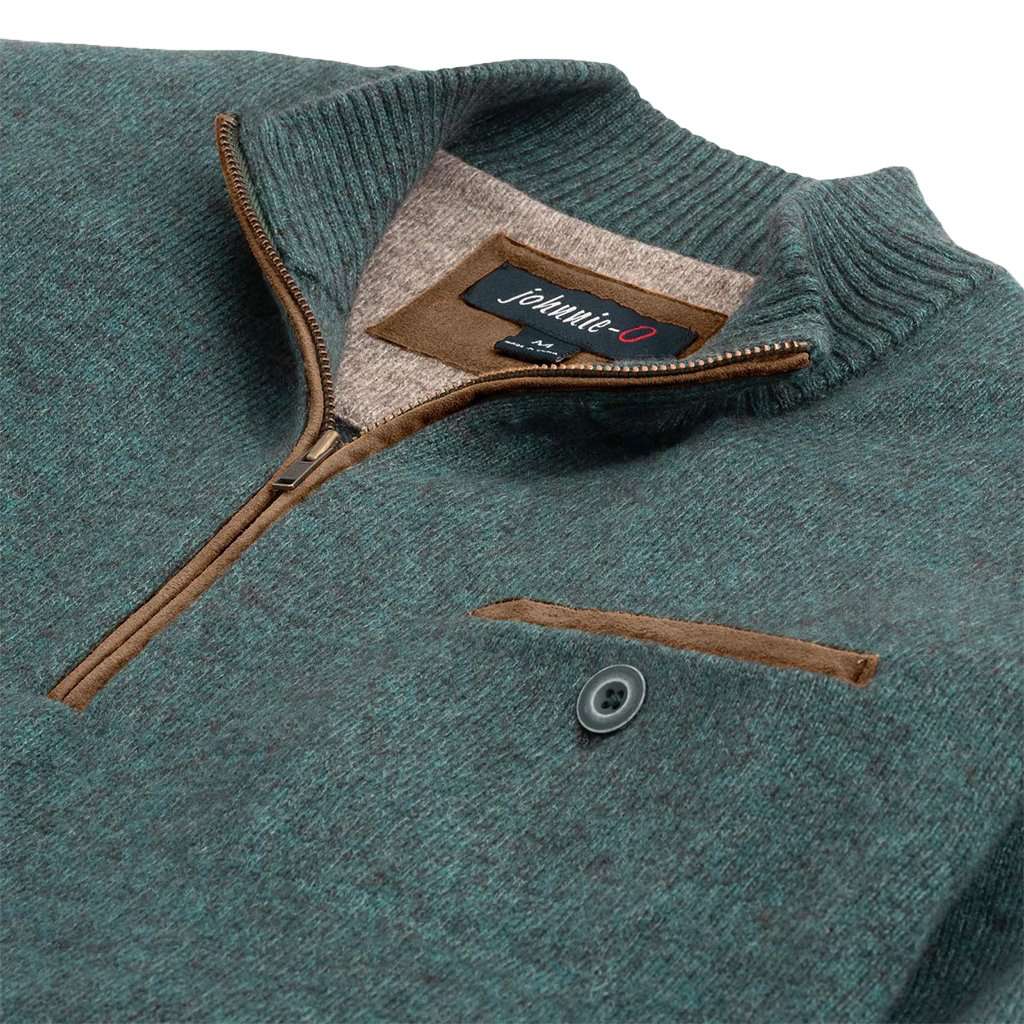 Vernon 1/4 Zip Merino Wool Sweater by Johnnie-O - Country Club Prep